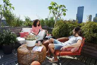 loft urban soucoupe ronde 28cm blanc